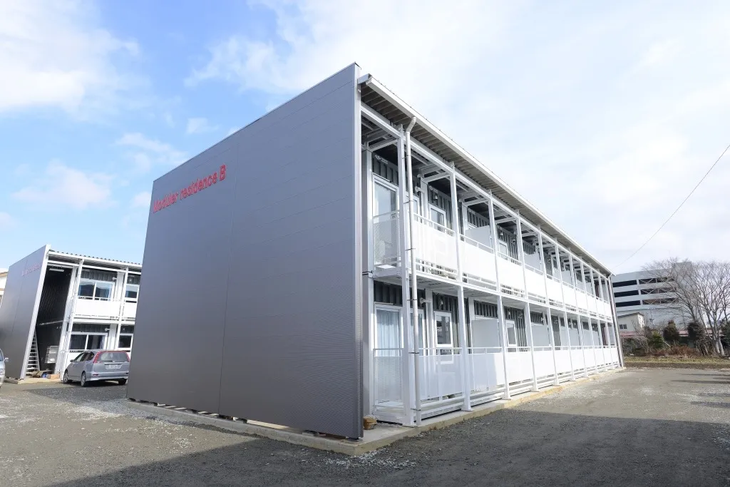 コンテナハウスの集合住宅